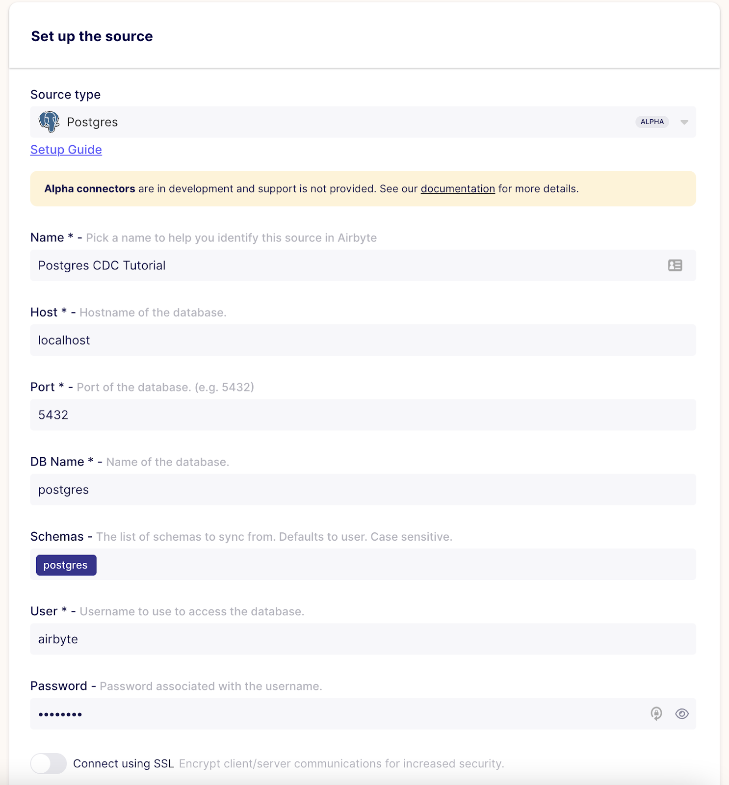 Build an EL(T) from Postgres CDC (Change Data Capture) | Airbyte