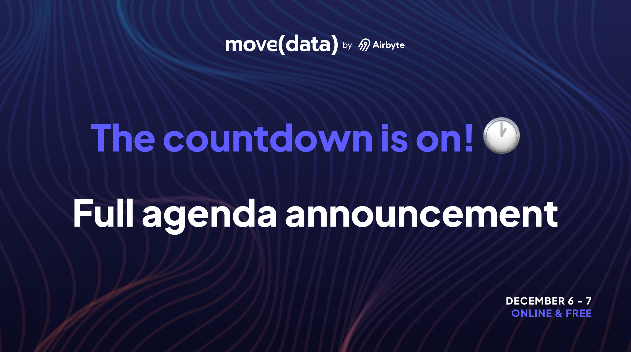 Move(data) 2023 Agenda Insight: Preview Event | Airbyte
