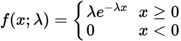 Exponential Distribution Formula