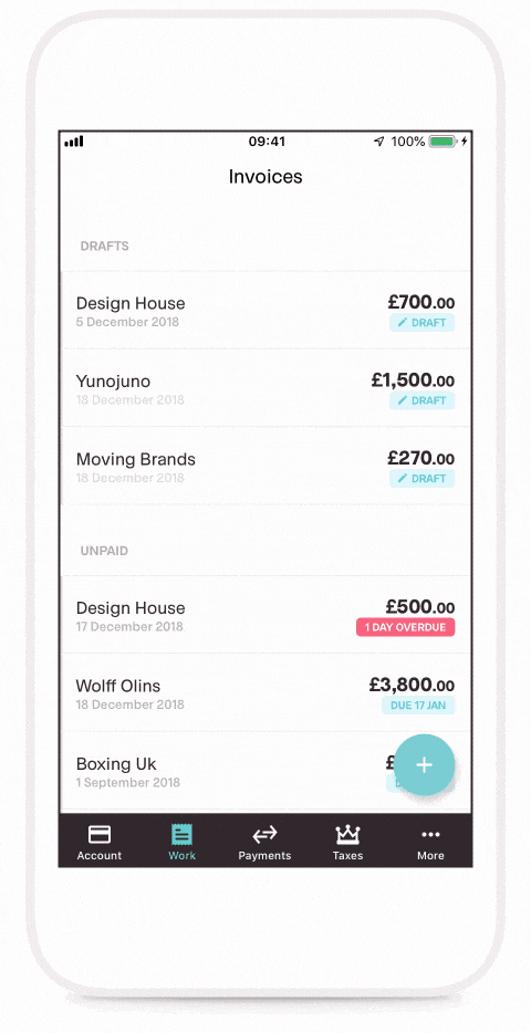 Invoices List