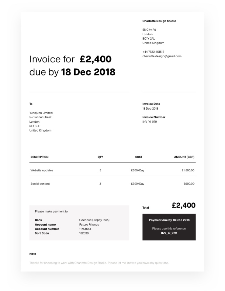 Invoice Template