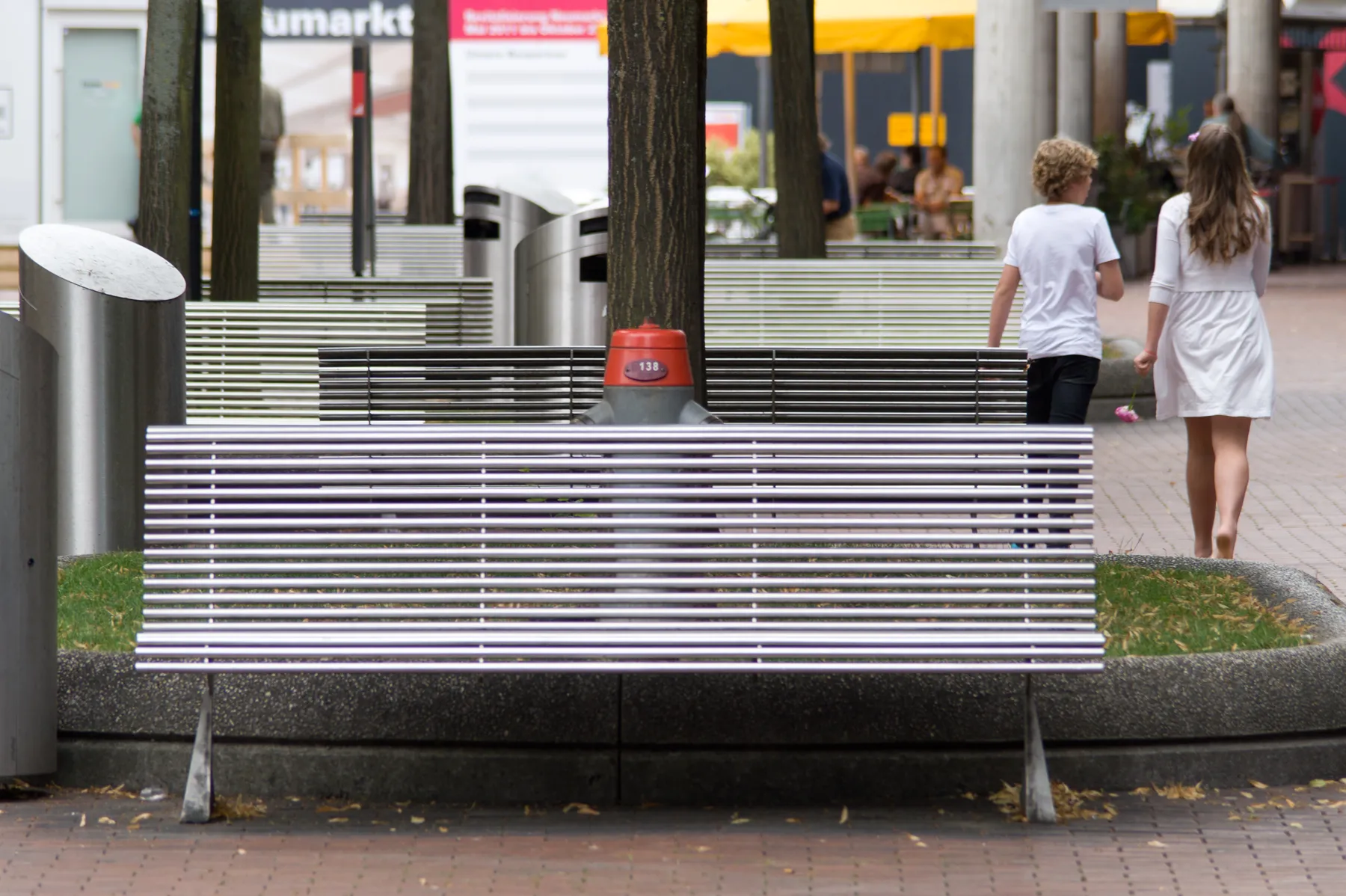 MSE Parkbänke aus Aluminium