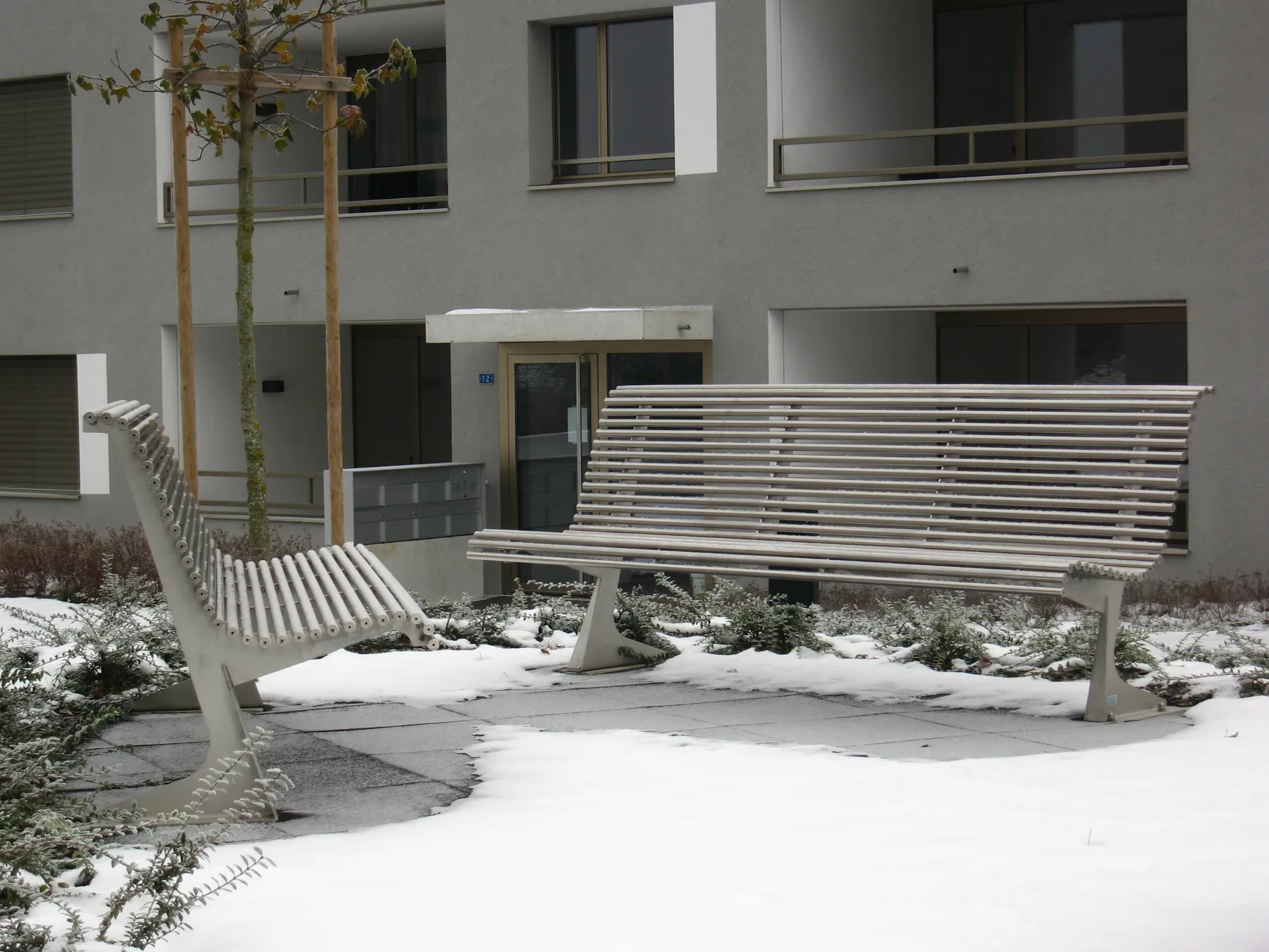 MSE Parkbänke aus Aluminium