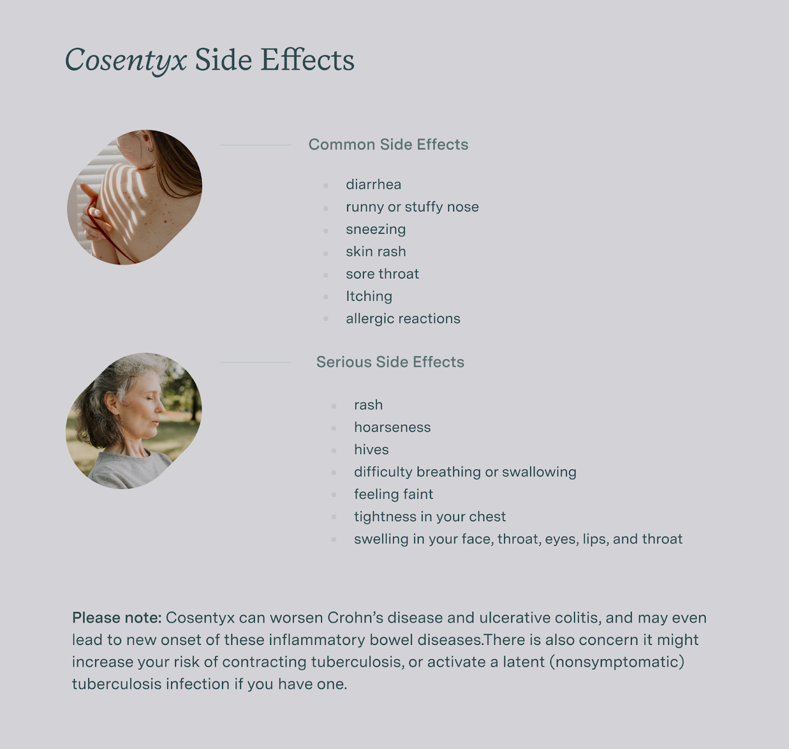 cosentyx side effects