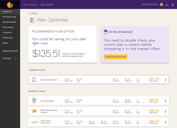 Dashboard update: Keep track of your bill and your savings