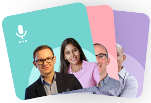 Cards of Indian startup founders stacked behind one another