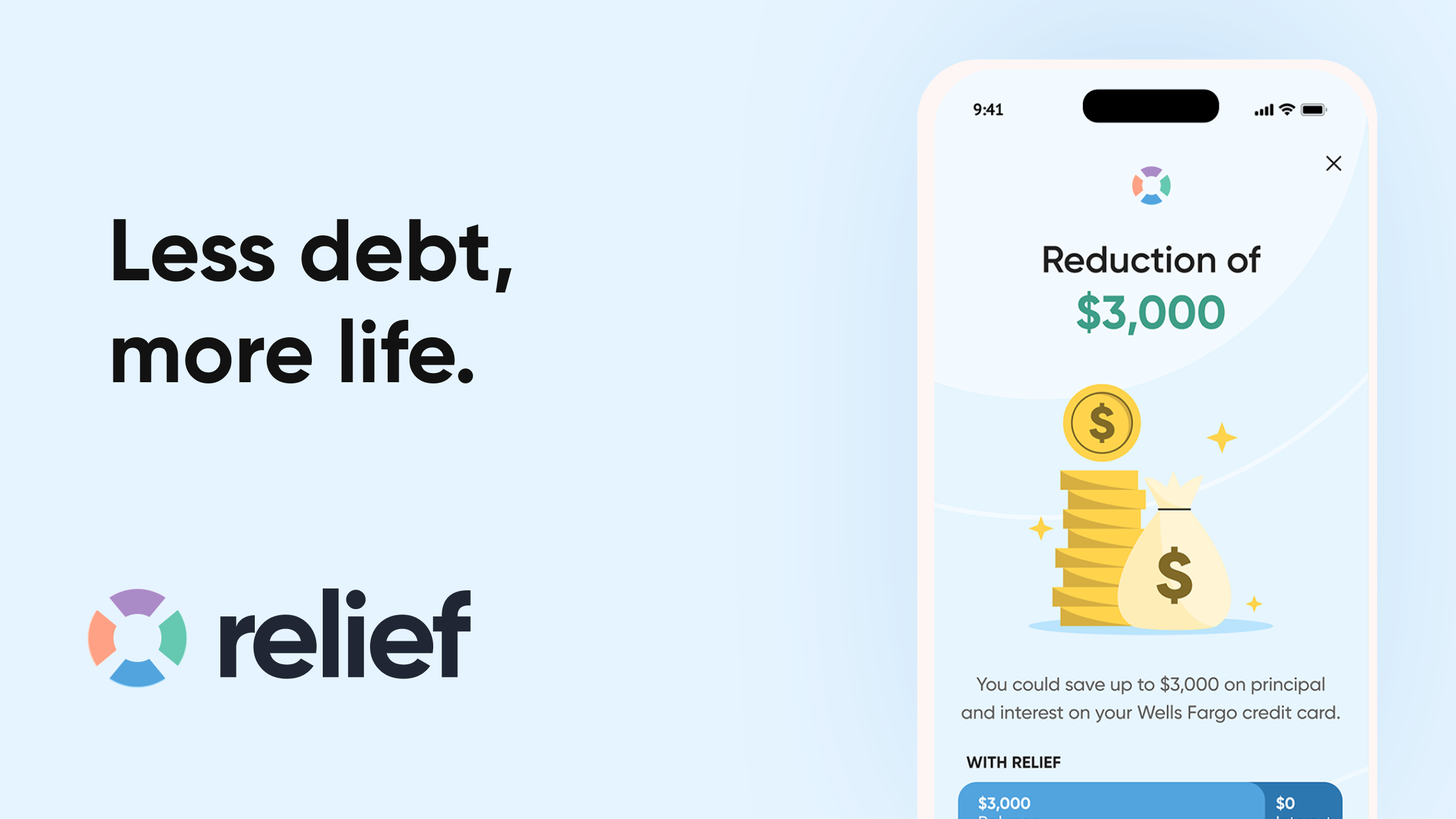 The App That Reduces Your Debt - Relief
