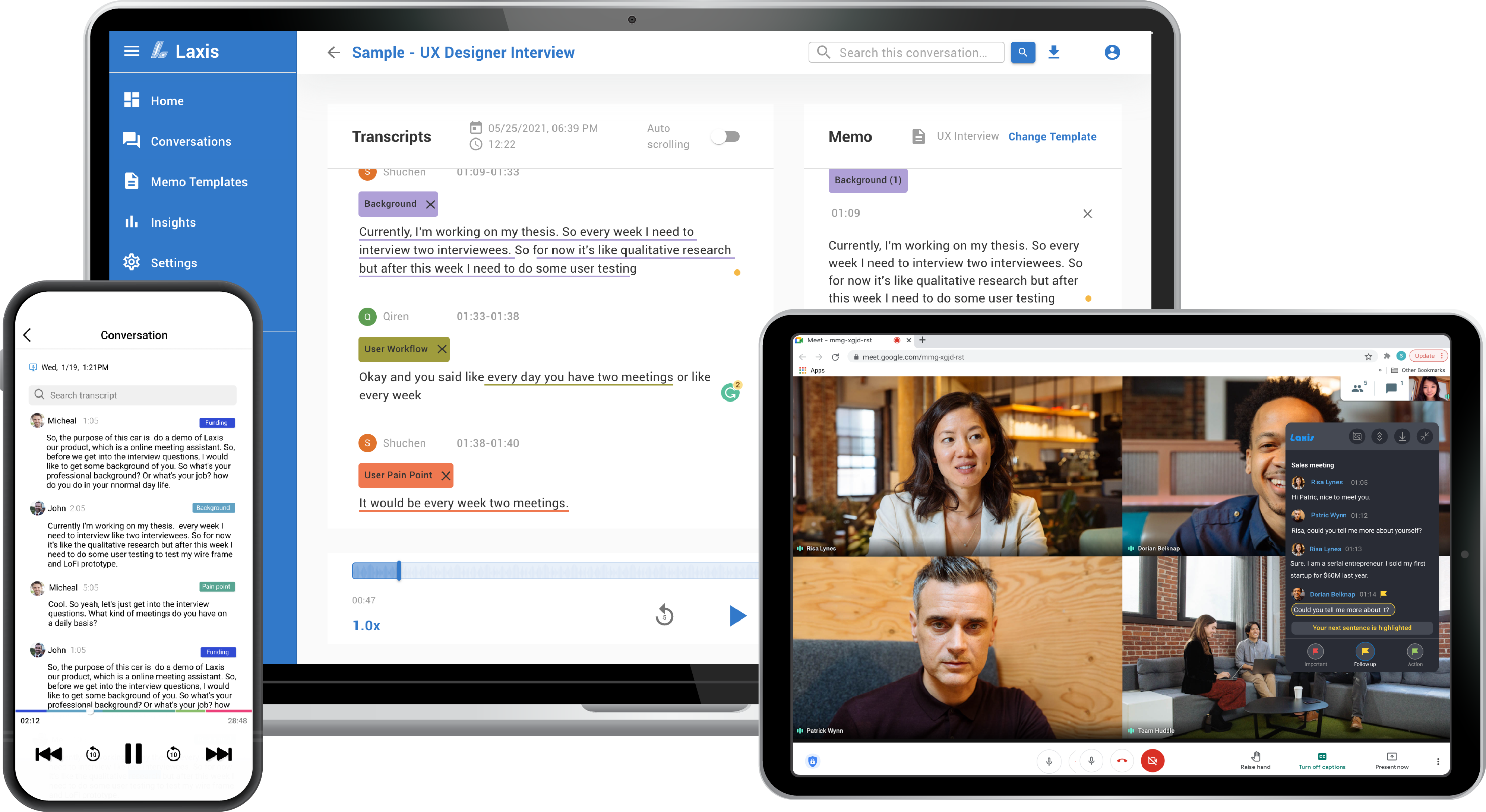 Laxis | AI Meeting Assistant for Revenue Teams