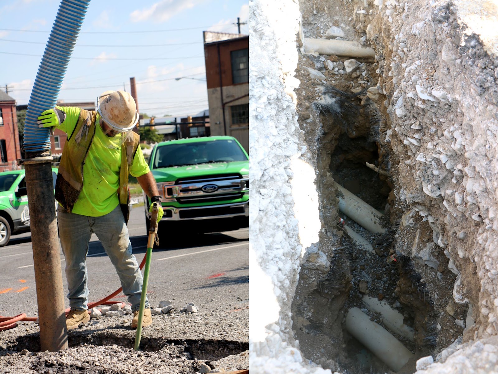 Test Holes Confirming Your Utilities (Or Not?)