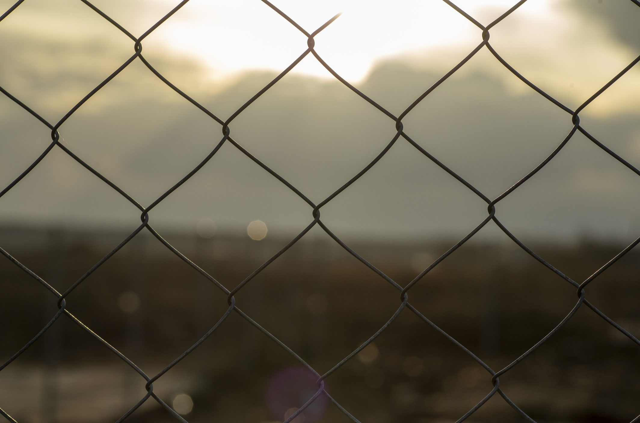Chain link fence