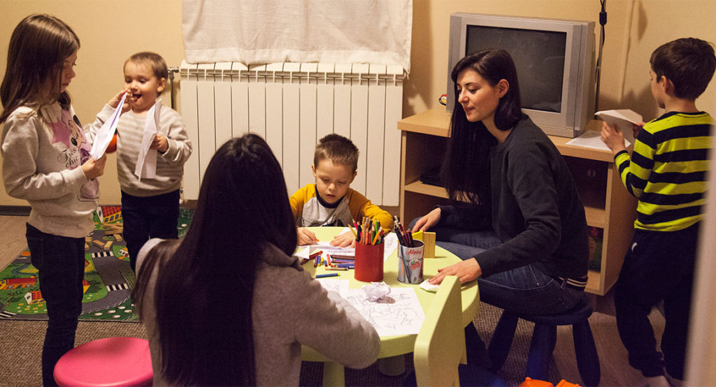 People at the Novi Sad Lifegate Church Campus