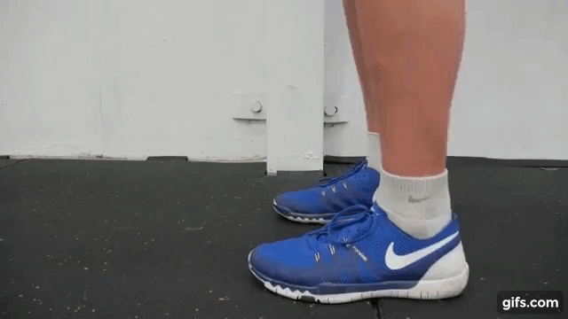 Slow and smooth, avoid bouncing so the calf has to do the majority of the work.