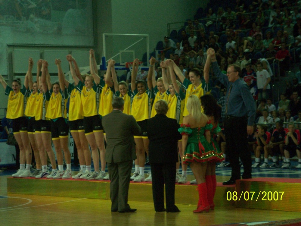 2007 Sapphires, arguably the happiest silver medal team ever.