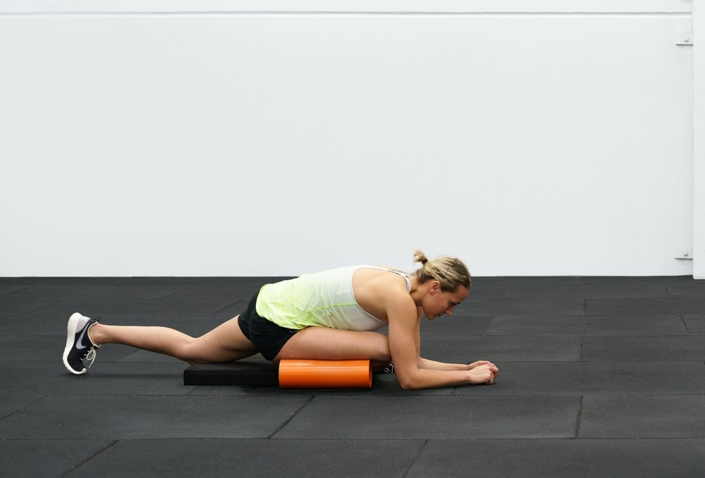 Deep glute stretch for improving your jump