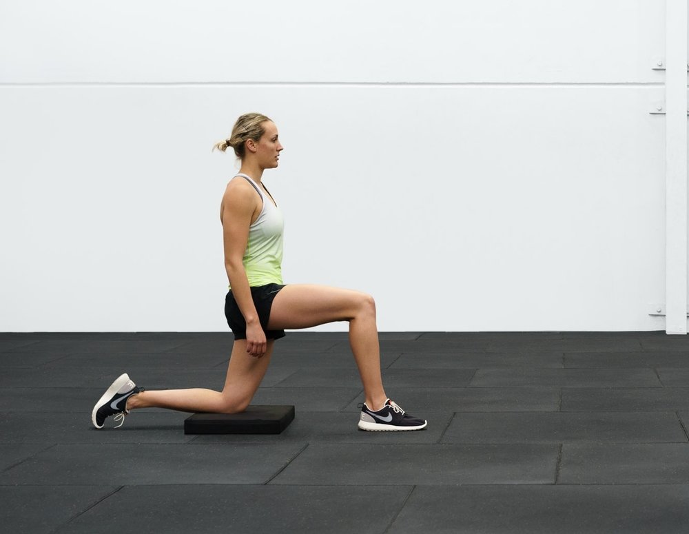 Hip flexor stretch for improving your jump