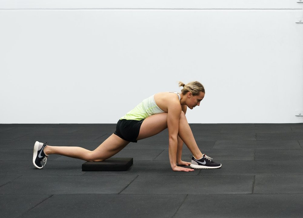 Adductor/hip stretch for improving your jump