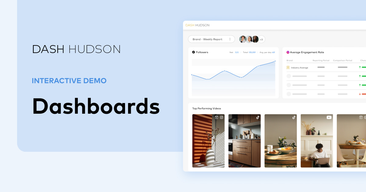 Dashboards Product Demo Dash Hudson