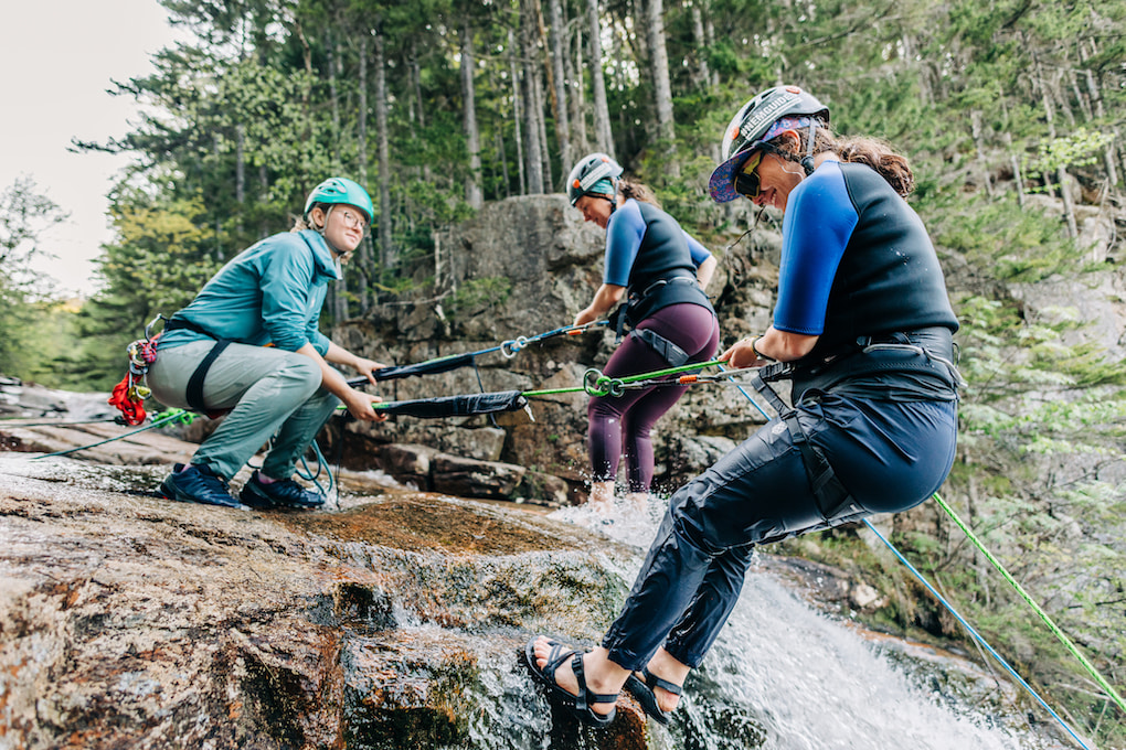 Waterfall Rappelling with Northeast Mountaineering! | Summer