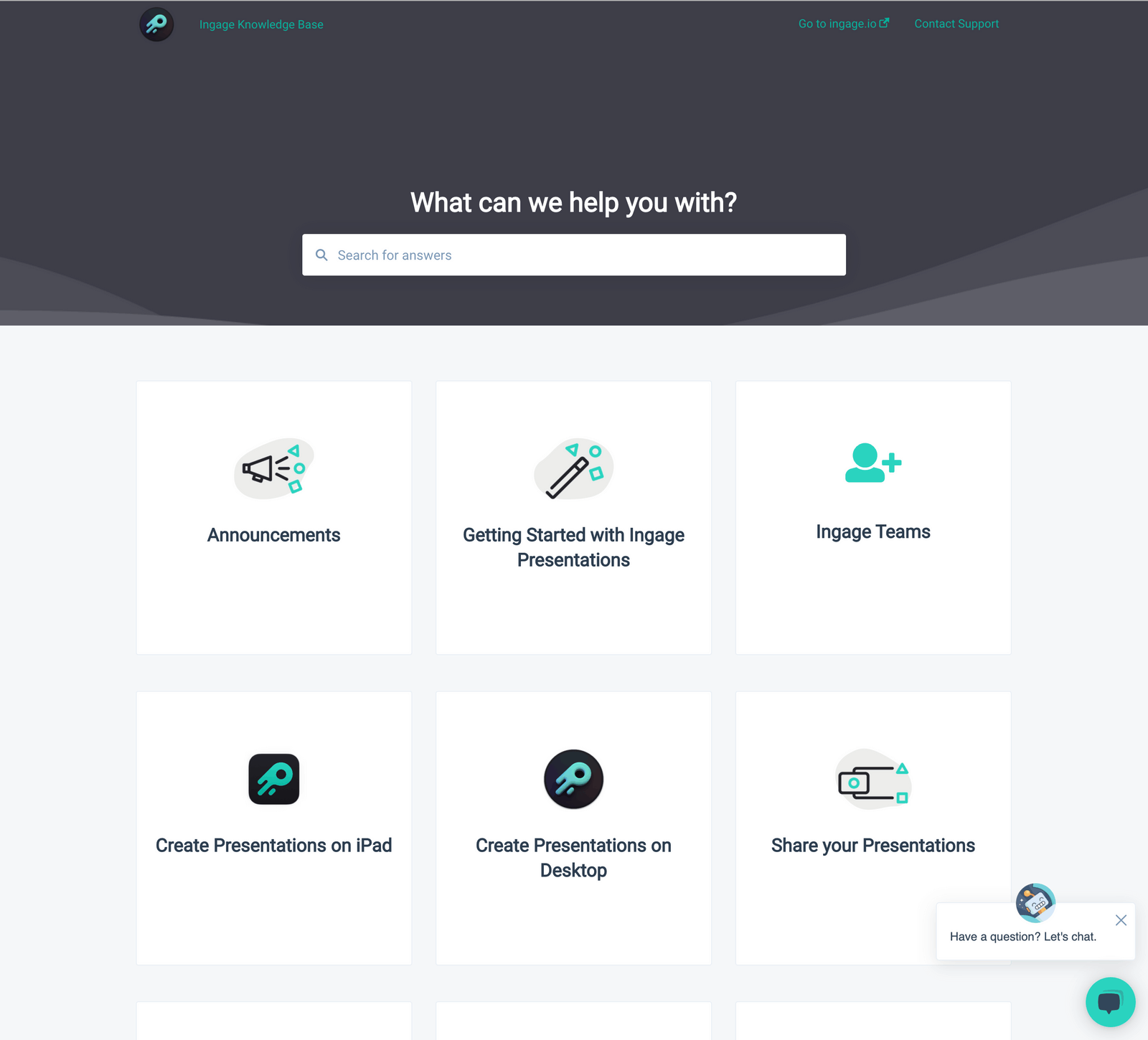 Download Ingage sales presentation software