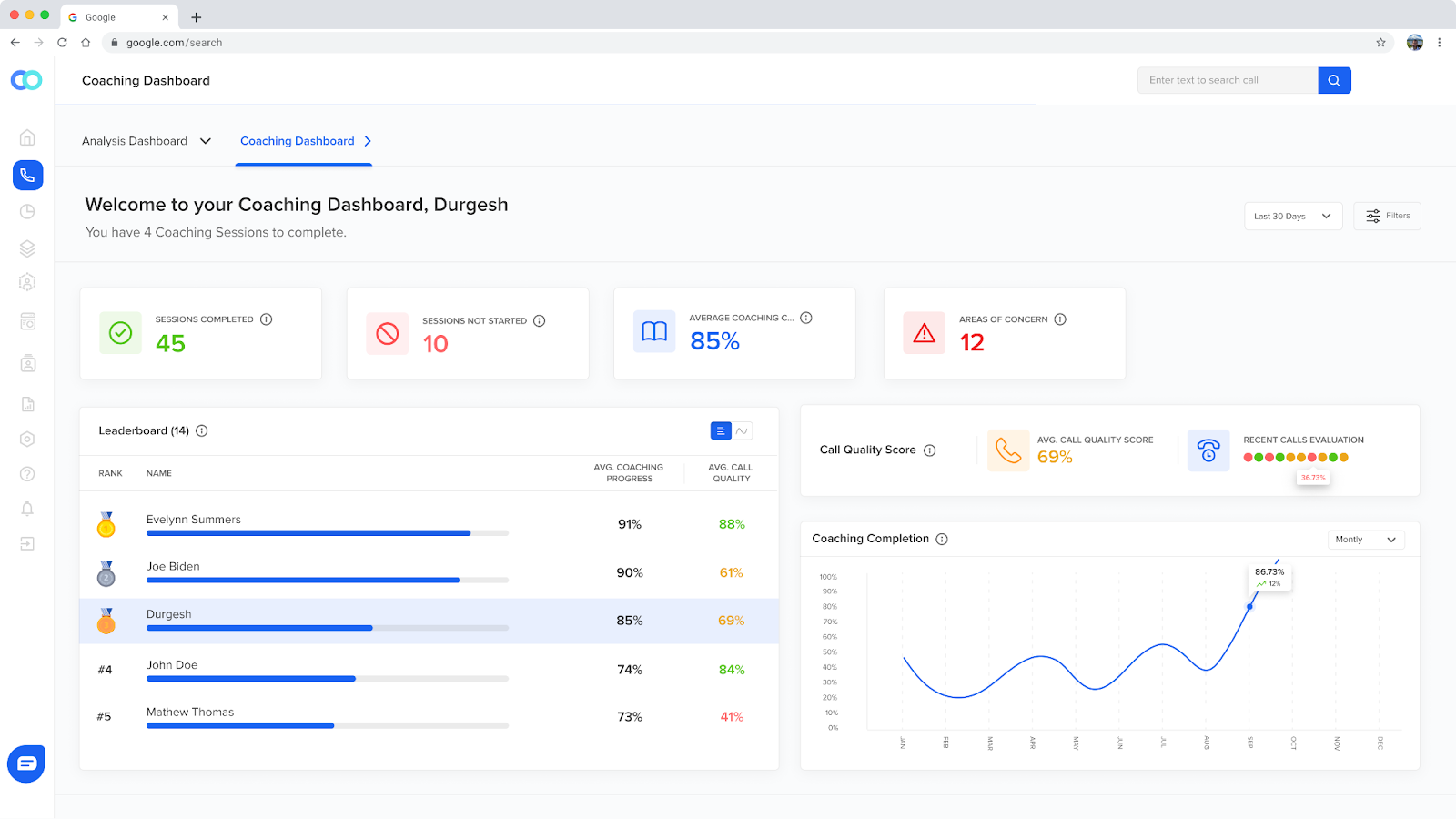 Empowering agents by self-assessment in the contact center QA process