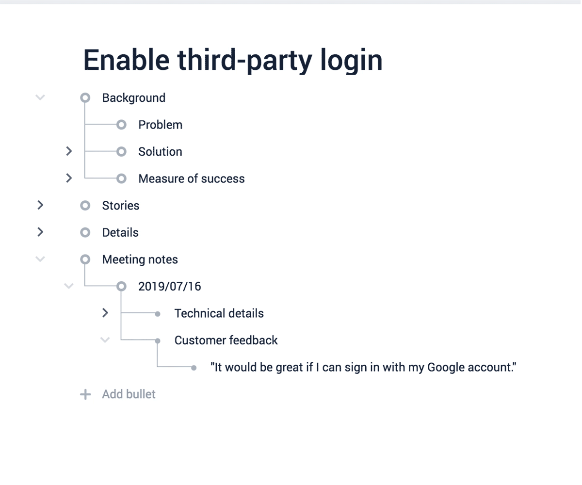 Animated screen shot of Delibr structure