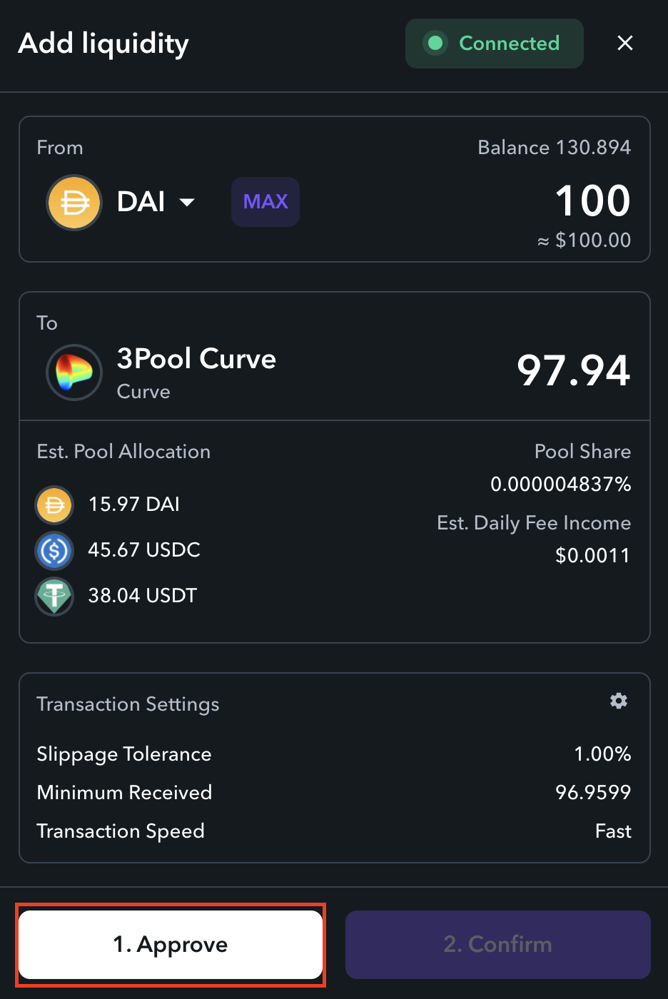How to Approve Tokens to Spend on Zapper