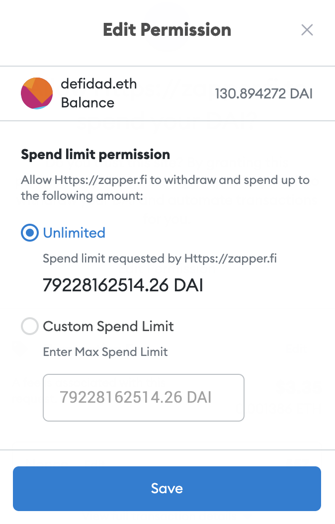 How to Edit Spending Permission on Metamask
