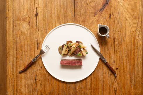 Simmental Beiried Artischocke & Topinambour