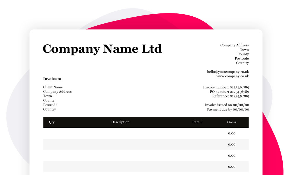 Free Invoice Templates for Sole Traders & Limited Companies | Crunch