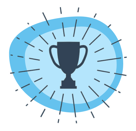 Cartoon of a trophy