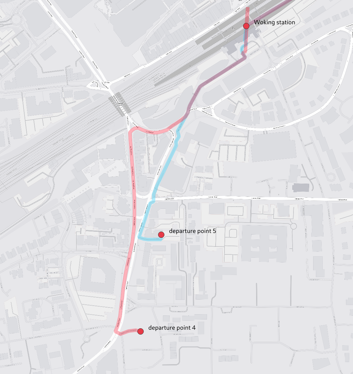 multimodal transport routing map