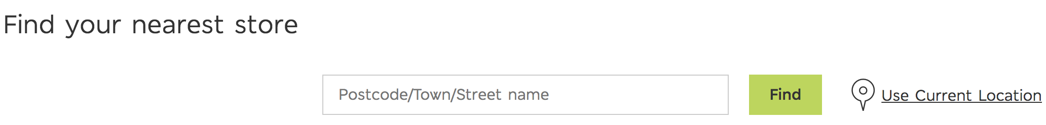 Marks-spencer-store-finder-search-bar