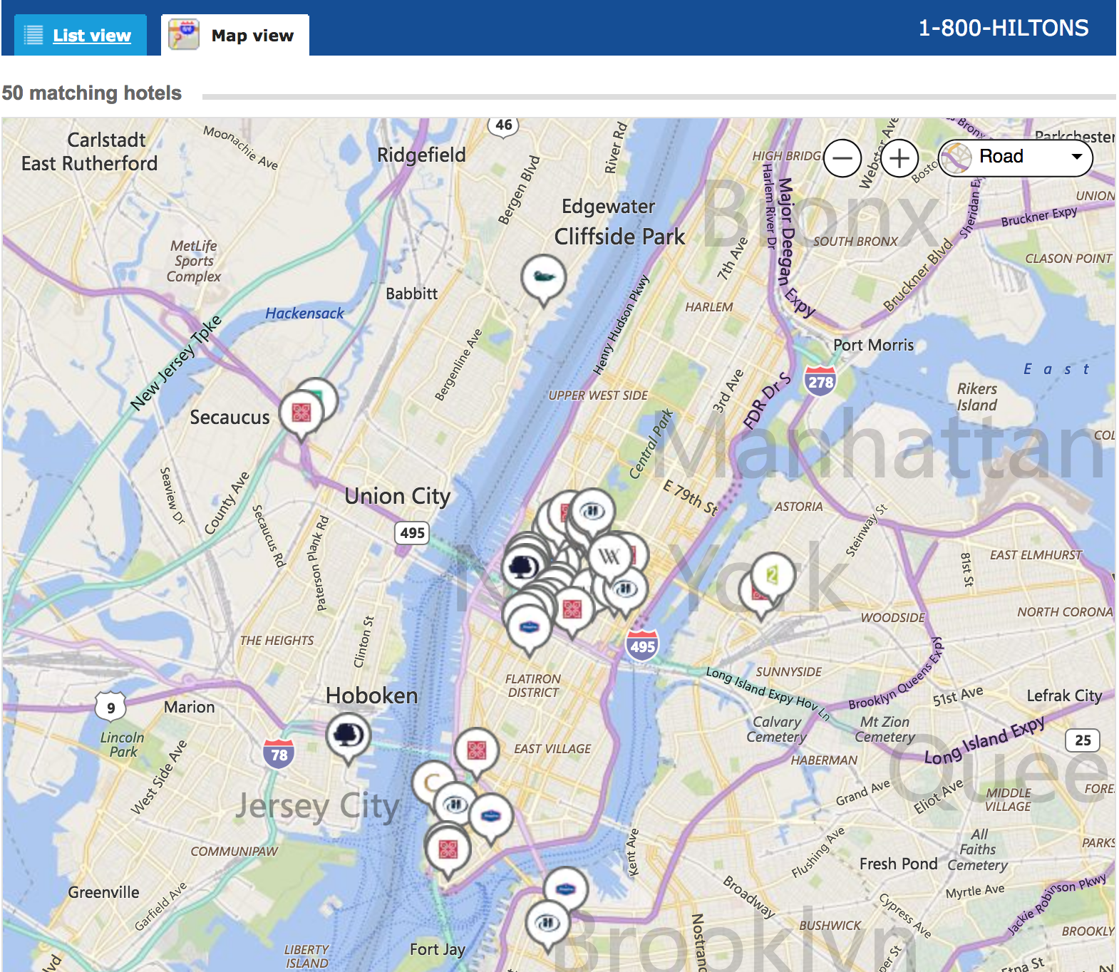hilton-hotel-map-view