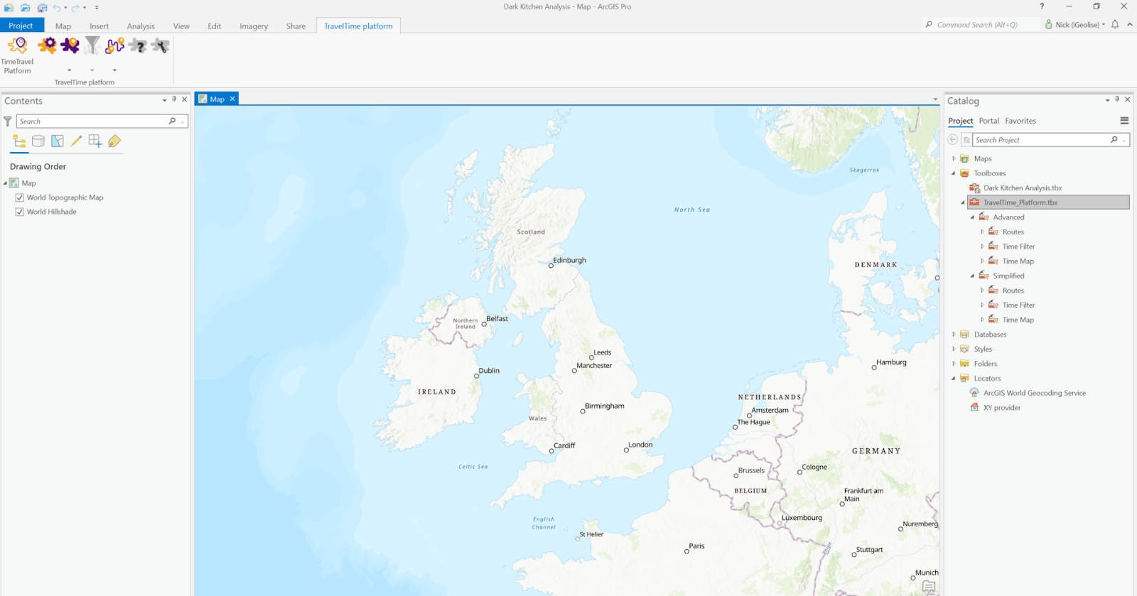 TravelTime ArcGIS plugin