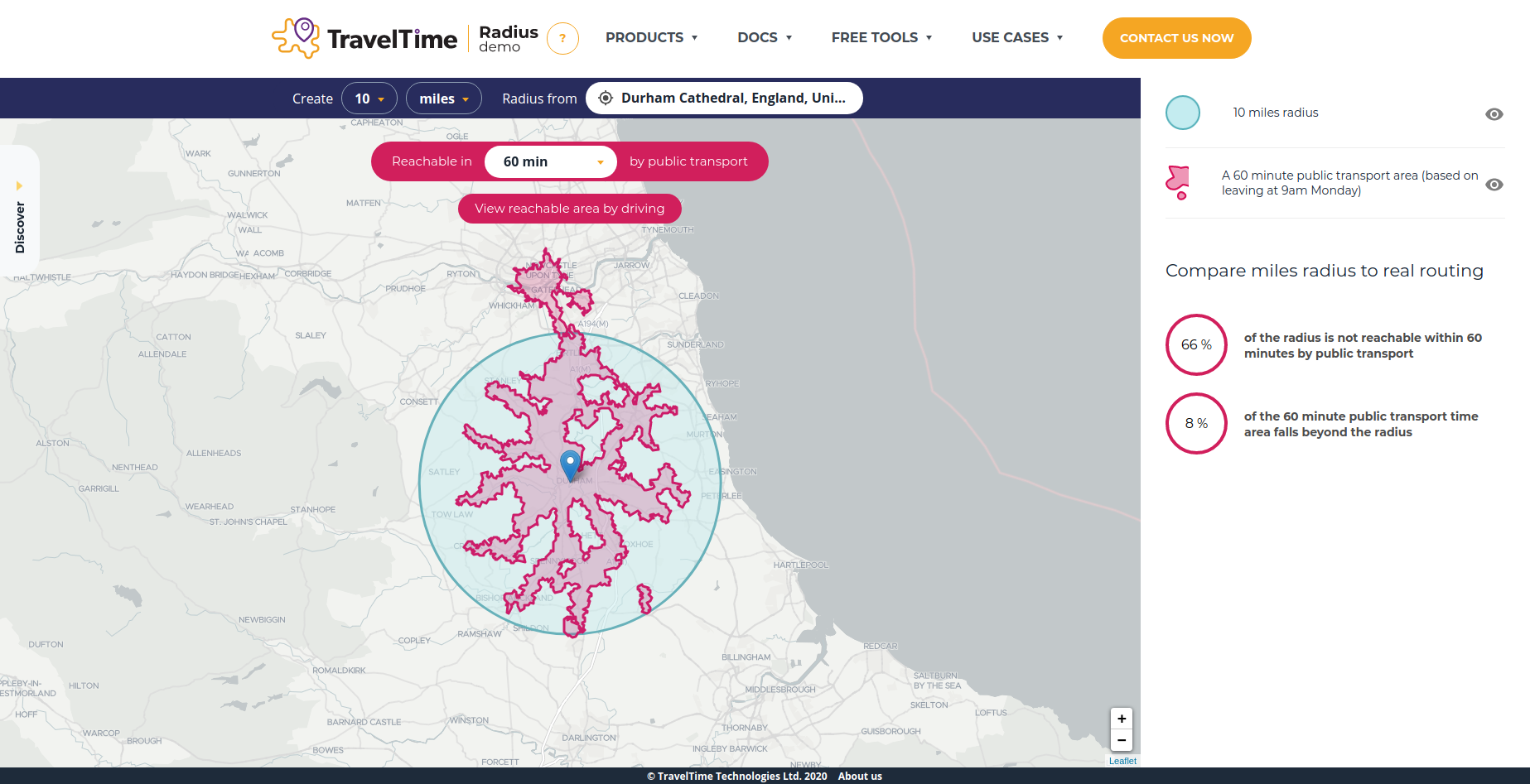 How to Make a 10 Mile Radius from a Postcode or a Drive Time Radius Blog