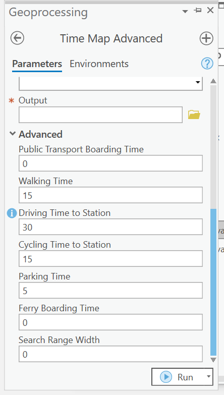 TravelTime ArcGIS Pro add-in - Time Map Advanced
