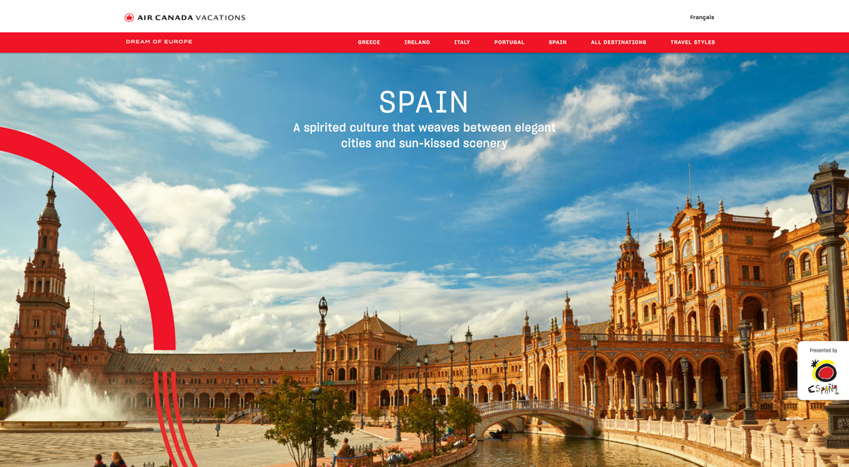 Spain Vacations Dream of Europe Air Canada Vacations