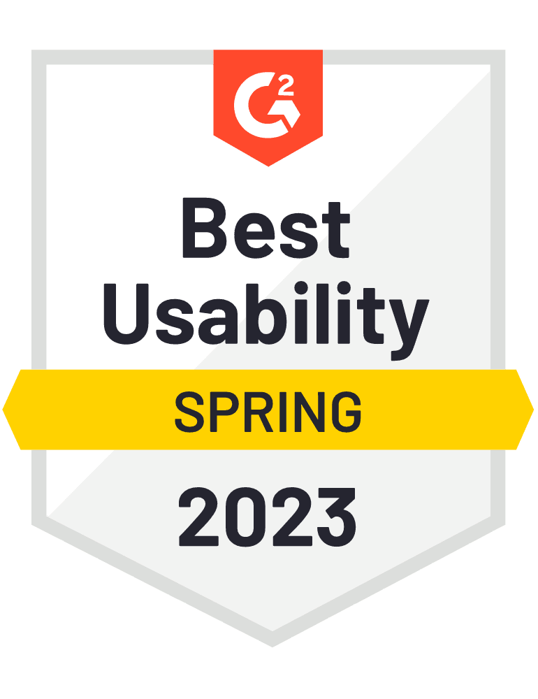 G2 Best Usability Spring 2023