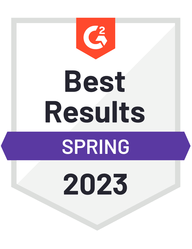 G2 Best Results Spring 2023