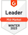 Leader Mid Market badge