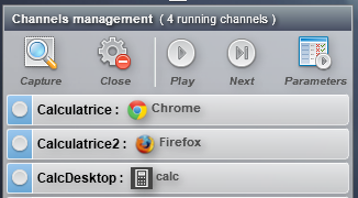 channels management menu