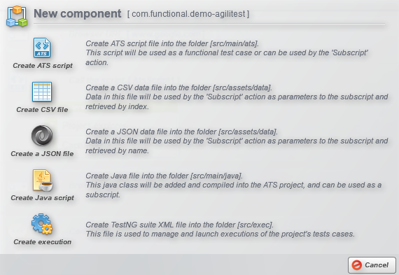 new component