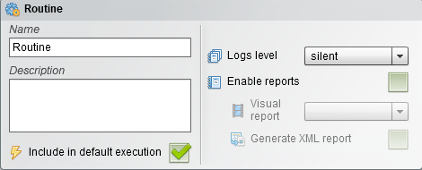 enable report button