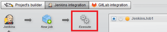 execute job button