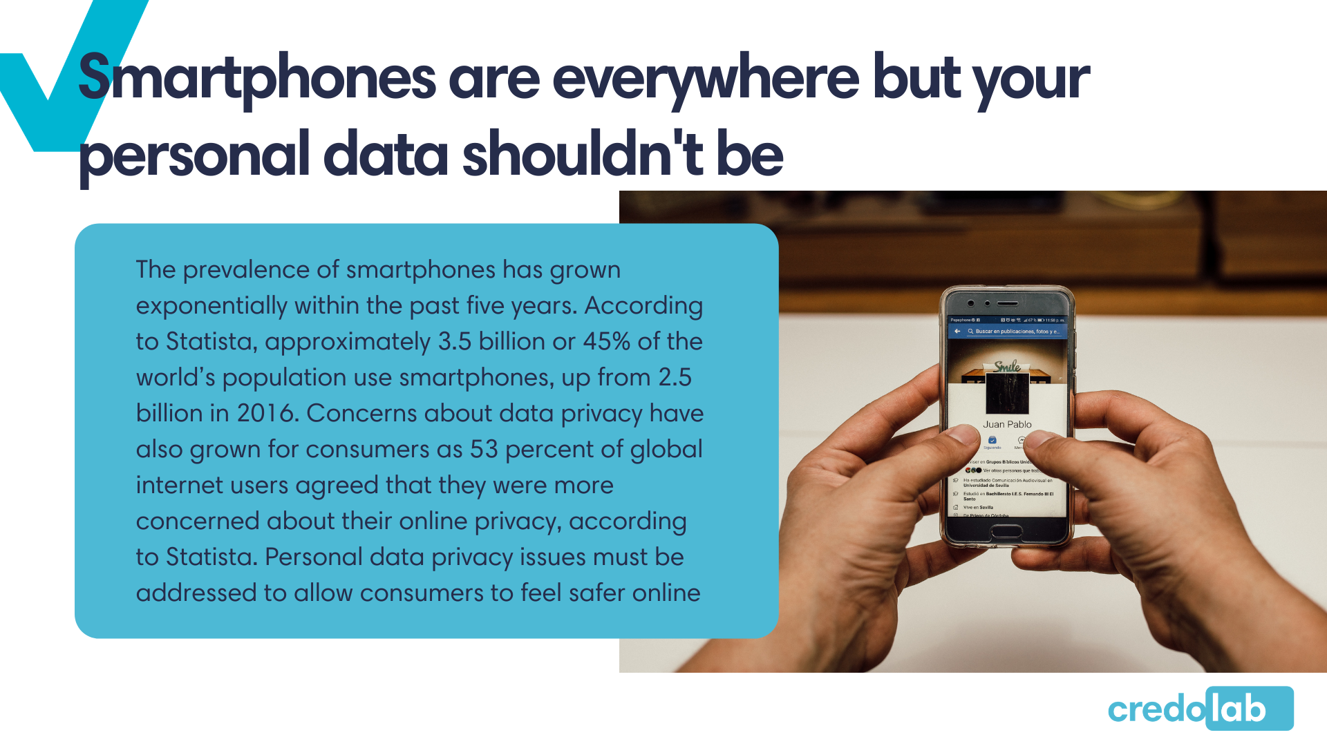 Credolab - Infographic: Smartphones are everywhere but your personal data shouldn't be