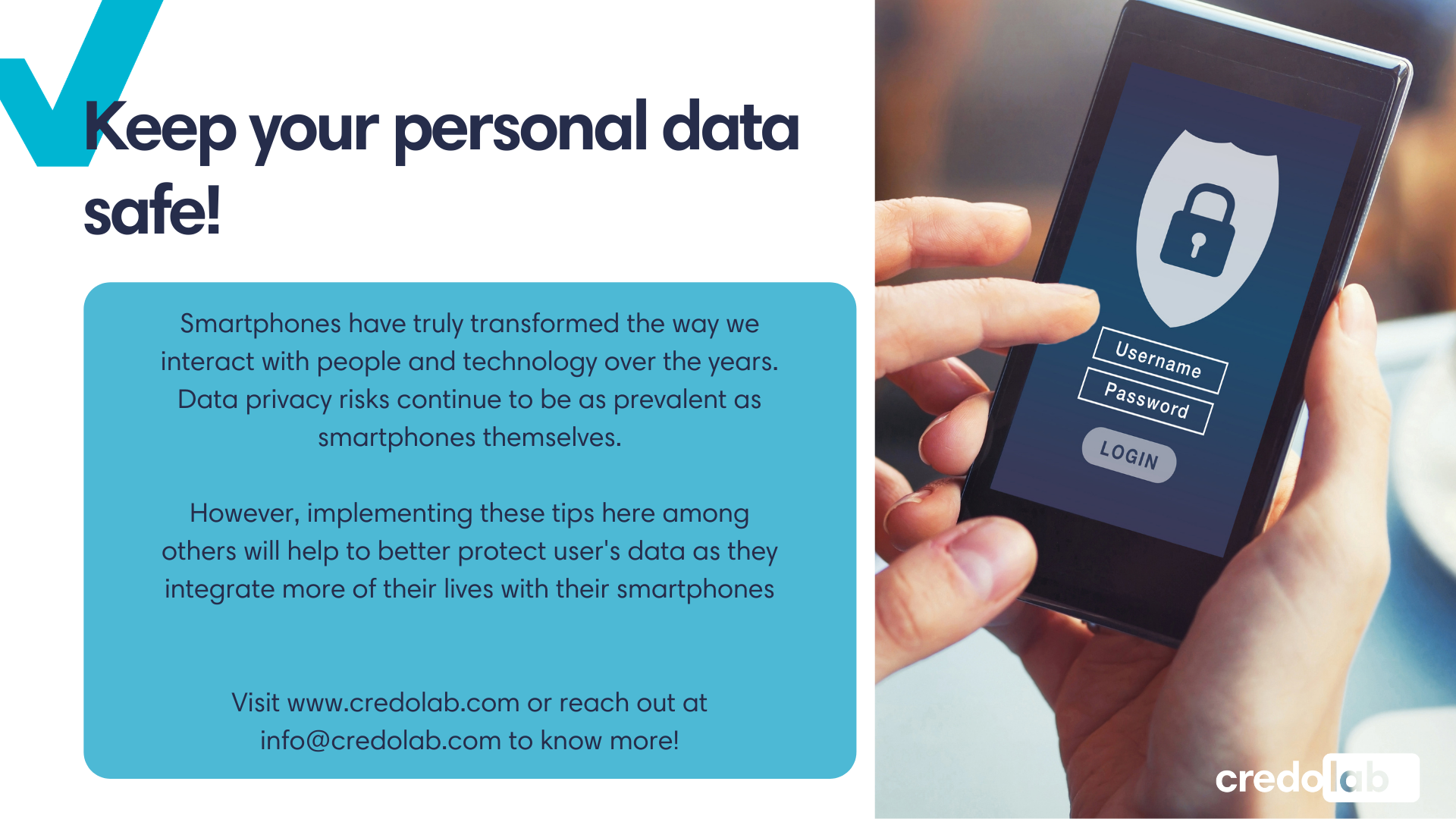 Credolab - Infographic: Smartphones are everywhere but your personal data shouldn't be