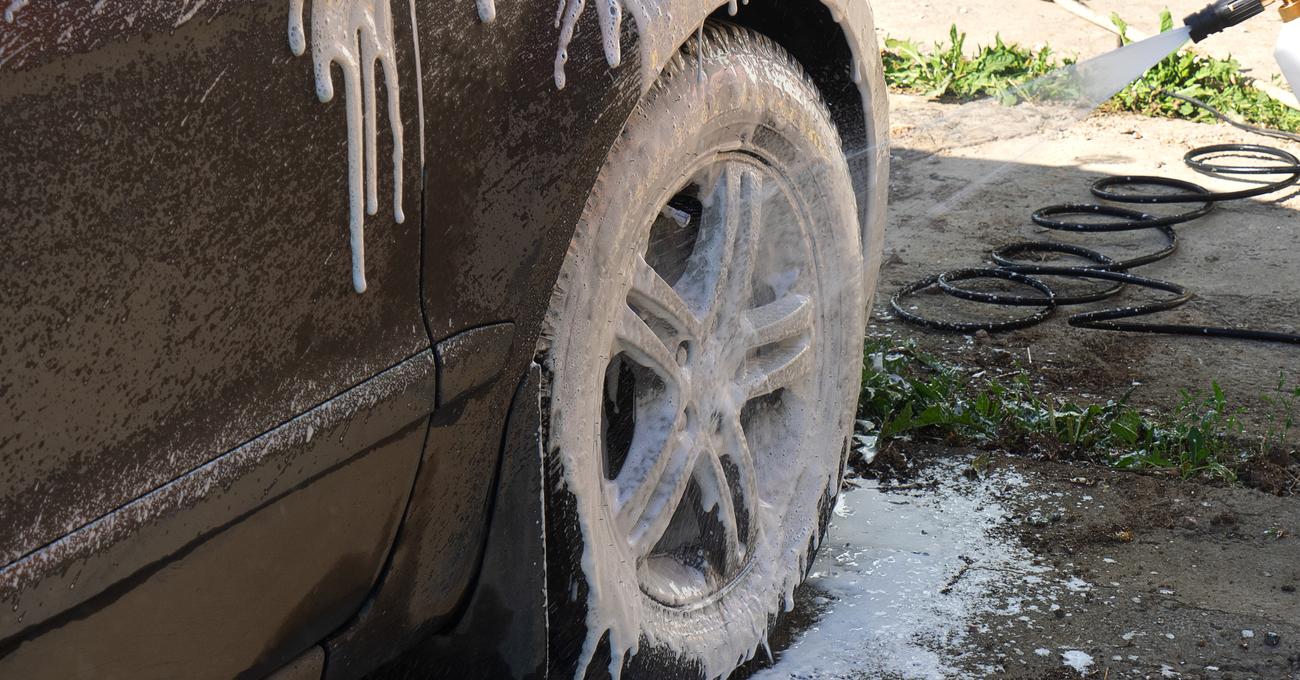 How To Get Tire Shine Off Driveway CarShtuff