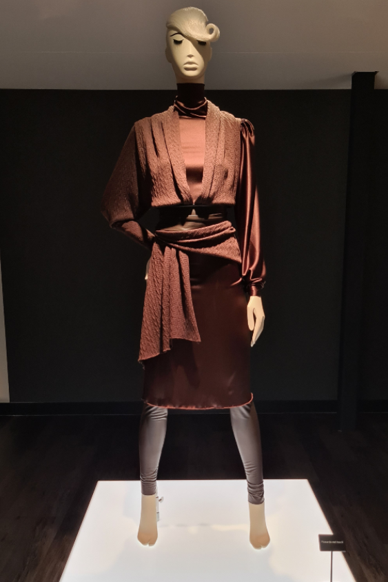 A mannequin standing