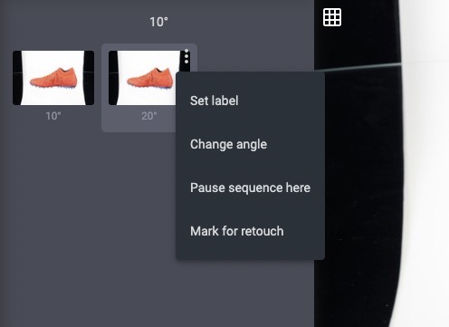 Item folder individual frame options