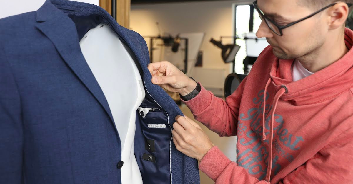 Hold clothing in place with tack